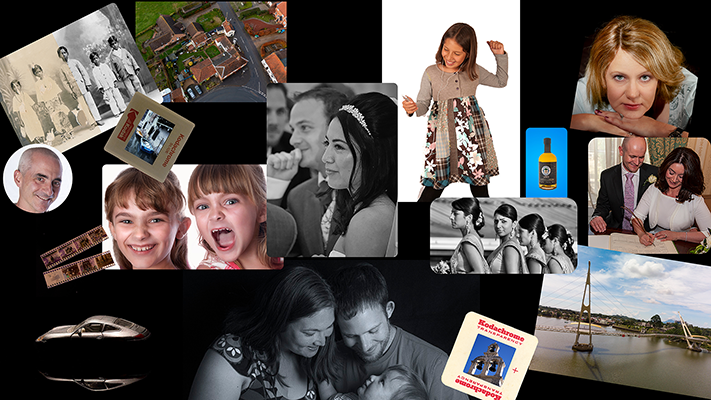 Montage of Sptenhe Lloyd Photography created images
